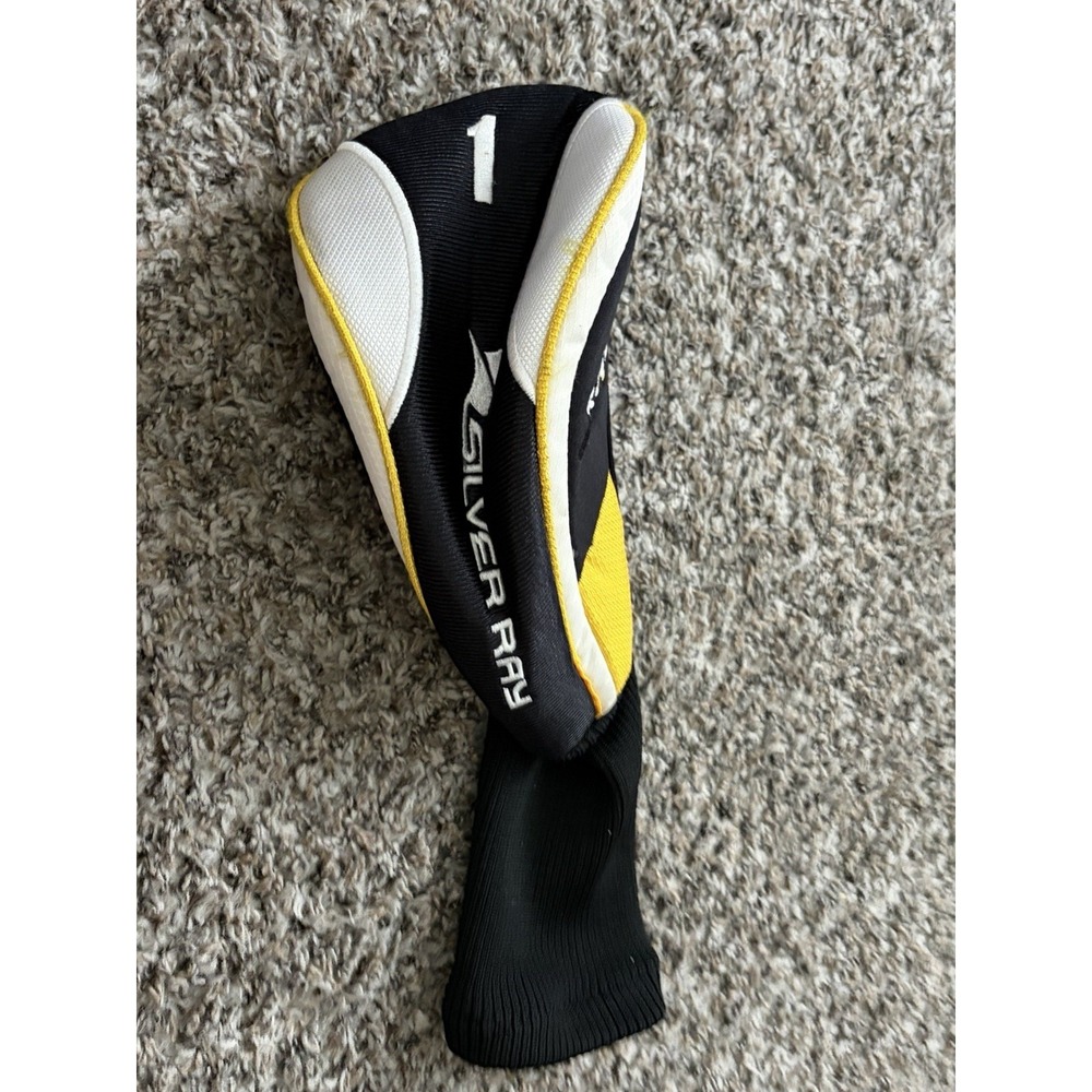 Ray Cook Silver Ray Driver Headcover Golf Club Cover Black Yellow